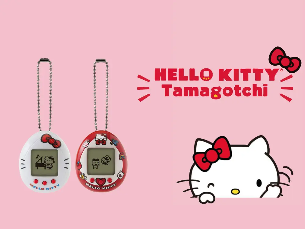 Hello Kitty Tamagotchi Charming Red and White Design