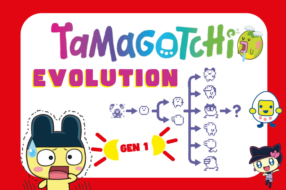 Tamagotchi Gen 1 Evolution