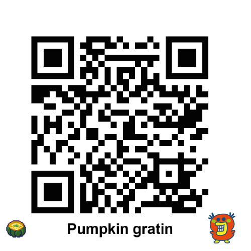 Pumpkin gratin